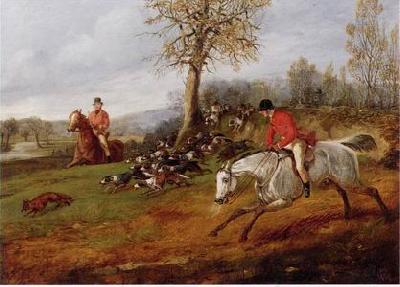 unknow artist Classical hunting fox, Equestrian and Beautiful Horses, 156. oil painting image